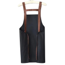 Vandtæt køkkenforklæde 71 x 68 cm med Hello tryk Japansk stil Stor lomme Madlavning Bagning Praktisk komfortabelt forklæde 2