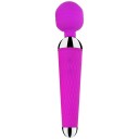 Vandtæt massagehoved. Magic Wand-vibrator med kraftig motor, 10 hastigheder, 4 intensitetsniveauer og USB-opladning. Diskret emballage. 6
