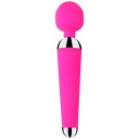Vandtæt massagehoved. Magic Wand-vibrator med kraftig motor, 10 hastigheder, 4 intensitetsniveauer og USB-opladning. Diskret emballage. 5