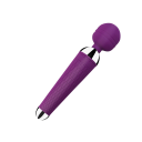 Vandtæt massagehoved. Magic Wand-vibrator med kraftig motor, 10 hastigheder, 4 intensitetsniveauer og USB-opladning. Diskret emballage. 1