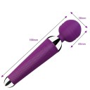 Vandtæt massagehoved. Magic Wand-vibrator med kraftig motor, 10 hastigheder, 4 intensitetsniveauer og USB-opladning. Diskret emballage. 3