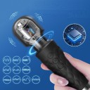 Vandtæt silikone massagehoved Magic Wand vibrator med 20 hastigheder, 4 intensitetsniveauer og 360° justerbart hoved, diskret emballage 4