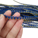 Värähtävä koristeellinen nauha 5 mm x 4,6 m Polyesterinen pitsinauha ompeluun, vaatteiden koristeluun, askarteluun, häät koristeet DIY luomiseen 5
