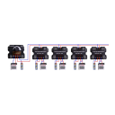 Variator de lumină 30A 360W regulator de tensiune pentru lumini, ajustabil, culoare neagră 4
