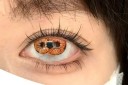 Värikkäät piilolinssit kolminkertaisen pupillin efektillä, halkaisija 14,5 mm, hydrogeeli, ilman dioptrioita cosplay- ja Halloween-käyttöön 3