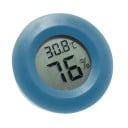 Värillinen digitaalinen lämpömittari ja kosteusmittari, halkaisija 45 mm, LCD-näyttö paristolla, kompakti muotoilu laatikoille, tarkkuus 4