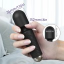 Varinha mágica vibratória em silicone com 8 velocidades e 10 tipos de vibração, carregamento USB, à prova de água, embalagem discreta 2