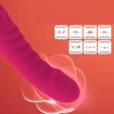 Varita mágica de masaje arcoiris de doble cara con vibraciones para masaje muscular y articular, satisfacción erótica y alimentación USB. Embalaje discreto 3