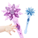Varita mágica de princesa 34 x 14 x 4 cm Varita de hada luminosa con sonido Juguete infantil copo de nieve a pilas 4