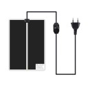 Varmepude til krybdyr 20W 28x 42 cm varmpuder til dyr i terrarier med justerbar temperaturregulator 2