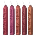 Vasco de selagem com pavio 5 pcs Vasco de selagem colorido mistura de cores 12