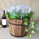Vase en bois 2 pièces 2
