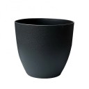 Vaso de plástico de grande capacidade 18 x 11 x 16,3 cm Recipiente para crescimento e cultivo de plantas Decoração de flores para interiores e exteriores 1