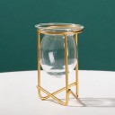 Vaso decorativo com suporte de metal 3