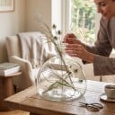 Vaso hidropónico para cultivo de sementes de plantas e abacate, vidro transparente, vaso decorativo de vidro para mesa e prateleira, decoração para casa 3