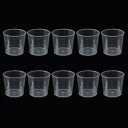 Vaso medidor de plástico 30 ml 10 uds. 2
