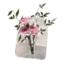 Vaso Transparente 13 x 18 cm Moldura Retangular para Fotografias Plástico Leve Vaso Artístico Moderno para Flores Decoração de Interiores Design Minimalista 5