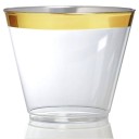 Vasos de plástico con borde 50 uds. 4