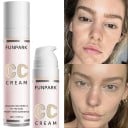 Vattentålig fuktgivande CC-kräm 30 ml med täckande effekt för torr och blandad hud, långvarig och lätt att applicera med reglering av fetthet 7