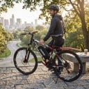 Vattentät batterikåpa för elcykel ChamRider Storlek Big 35 x 14,5 x 10 cm För batterier Polly MAX och Hailong MAX Svart För rammonterad batteri 5