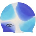 Vattentät högelastisk badmössa för män och kvinnor simmarutrustning Silikonpoolmössa med hörselskydd Unisex Multicolor 9