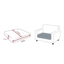 Vattentät och elastisk sofföverdrag för sits storlek 65-85 cm höjd 5-20 cm mjukt jacquardtyg för soffor och fåtöljer 8