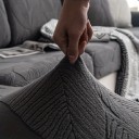 Vattentät soffkuddöverdrag elastiskt och mjukt 90-115 x 160-190 x 5-20 cm jacquardtyg för soffkuddar 13