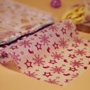 Vaxat livsmedelsinpackningspapper med motiv för snacks och godis Underlag för friterade rätter Mått 21,5 x 25 cm Förpackning 50 st 9