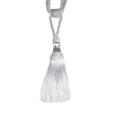 Vázací páska na záclony dekorativní úvaz se střapcem 51 cm polyester textilní šňůra pro stažení závěsů a záclon 6