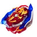 Vecht-top voor gevechten en zelfstandig spel Demontabele constructie van metaal en plastic Diameter ca. 6 cm Rode en blauwe kleur met gouden elementen 2