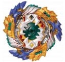 Vechtol van plastic en metaal voor gevechten van draaiende tollen Diameter ca. 5,3 cm Multikleurig ontwerp met motief in het midden en gevormde 11