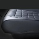 Vedenpitävä nahkainen autonsuoja taskulla 52x49 cm Suojaava auton istuinsuoja Ensiluokkainen keinonahka Autolisävaruste Mukava istuintyyny Istuinverhoilu 2