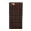 Védő szilikon tok iPhone-hoz - csokoládé 2