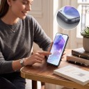 Védőüveg Samsung Galaxy A35-höz Karcálló 3 db-os készlet Edzett HD üveg oleofób réteggel Átlátszó kivitel Képernyővédelem 3