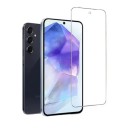 Védőüveg Samsung Galaxy A55-höz Karcálló 3 db-os készlet Edzett HD üveg oleofób réteggel Átlátszó kivitel Képernyővédelem 4