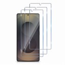Védőüveg Samsung Galaxy A56-hoz Egyszerű telepítés 3 db-os készlet Ellenálló edzett üveg teljes felületi ragasztással Átlátszó Kompatibilis a tokokkal 1