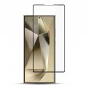 Védőüveg Samsung Galaxy A57-hez Karcálló 3 db-os készlet 0,26 mm vastagságú Edzett üveg 9H Fekete keret Képernyővédelem 4