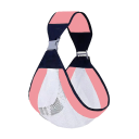 Veiligheidsdrager voor baby&#39;s en peuters aan de zijkant over de schouder Ergonomisch harnas voor het dragen van kinderen Katoen en polyester Comfortabel dragen van het kind 7