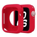 Veiligheidsframe voor Apple Watch 40 mm Series 6 5 4 SE Zachte siliconen bumper beschermhoes iWatch duurzame hoes accessoires 16