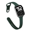 Vékony szilikon szíj az Apple Watch-hoz 42 mm 44 mm 45 mm 46 mm 49 mm Könnyű légáteresztő puha sport szíj, amely több modellel 17