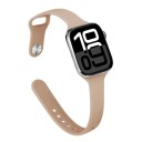 Vékony szilikon szíj az Apple Watch S10 42 mm és 38 mm 40 mm 41 mm számára Könnyű légáteresztő puha csere szíj, kompatibilis több modellel sporthoz és mindennapi viselethez 30