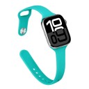 Vékony szilikon szíj az Apple Watch S10 42 mm és 38 mm 40 mm 41 mm számára Könnyű légáteresztő puha csere szíj, kompatibilis több modellel sporthoz és mindennapi viselethez 20