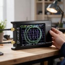 Vektor netwerk analyzer Nano VNA-H4 V4.3 10 kHz–1,5 GHz, 4" touchscreen, batterij 1950 mAh, zwart, antenne-analyzer en tuner 6