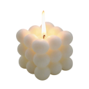 Vela de aromaterapia de soja de 6 x 6 cm, forma de cubo mágico, hecha a mano, decorativa, para bodas, adorno de cera de lujo. 2
