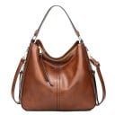 Veľká dámska kabelka cez rameno s jedným uchom a odnímateľným popruhom Umelá koža Zapínanie na zips Vrecká na zips Rozmery 35 x 28 x 13 cm 3