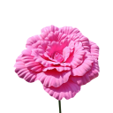 Velká umělá pivoňka realistický květ 50 cm PE tkanina dekorace do vázy na stůl komodu polici a do interiéru 4