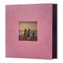 Velké lněné fotoalbum 300 listů na fotky 10 x 15 cm Rozměr 33 x 30 cm S okénkem v obalu Černé strany Na rodinné fotky 6