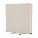 Veľké samolepiace fotoalbum na scrapbooking 28 x 27 cm Ľanový obal Listy s ochrannou fóliou Na fotky rôznych veľkostí 1