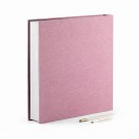 Veľké samolepiace fotoalbum na scrapbooking 28 x 27 cm Ľanový obal Listy s ochrannou fóliou Na fotky rôznych veľkostí 6