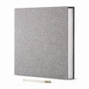 Veľké samolepiace fotoalbum na scrapbooking 28 x 27 cm Ľanový obal Listy s ochrannou fóliou Na fotky rôznych veľkostí 4